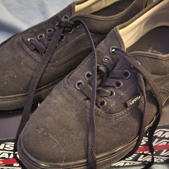 VANS "OFF THE WALL" black shoes  Size 8.5 M - Picture 2 of 7